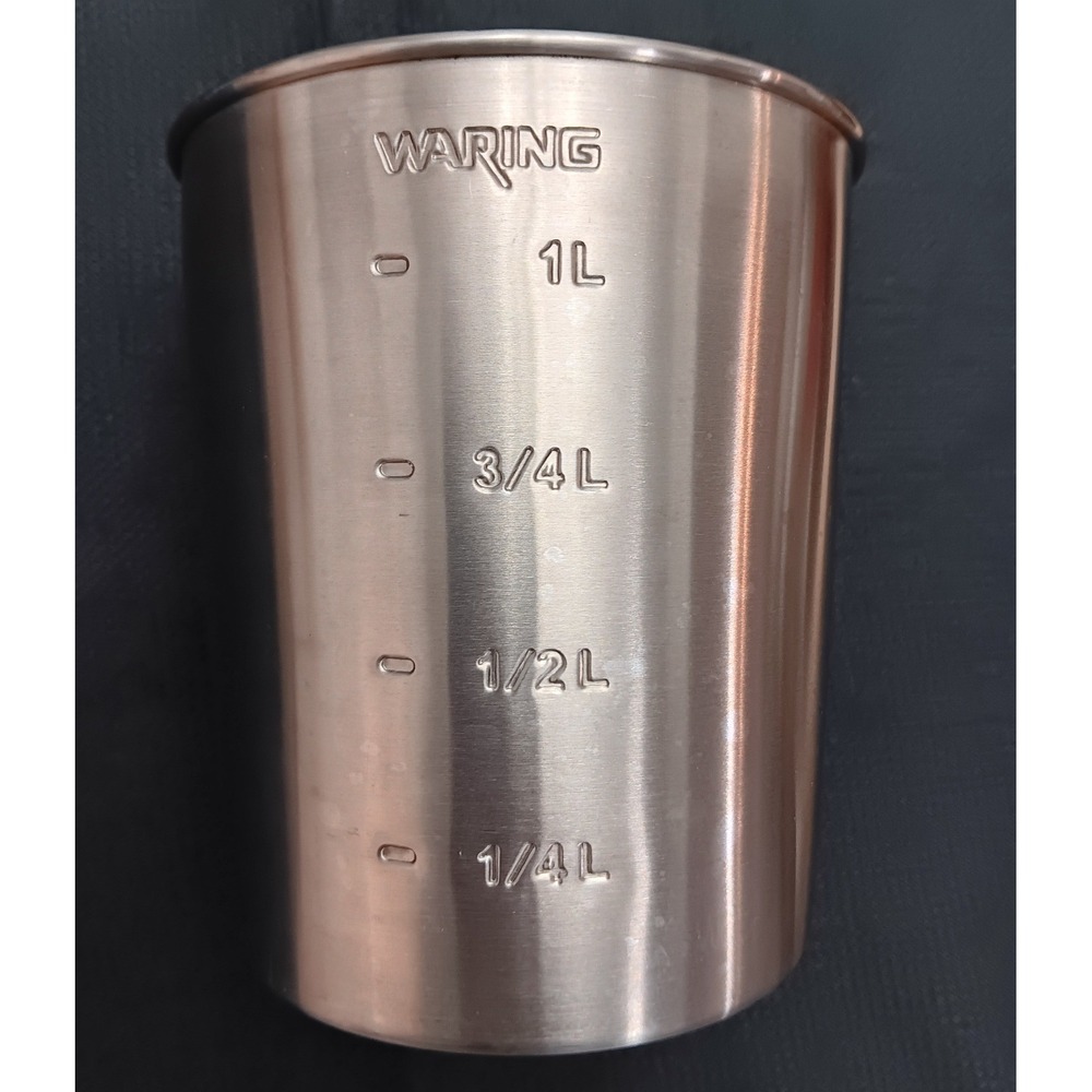 Waring Pro Juice Extractor Stainless Steel 1 Liter 32 oz Measuring Cup JEX328 - Picture 2 of 6